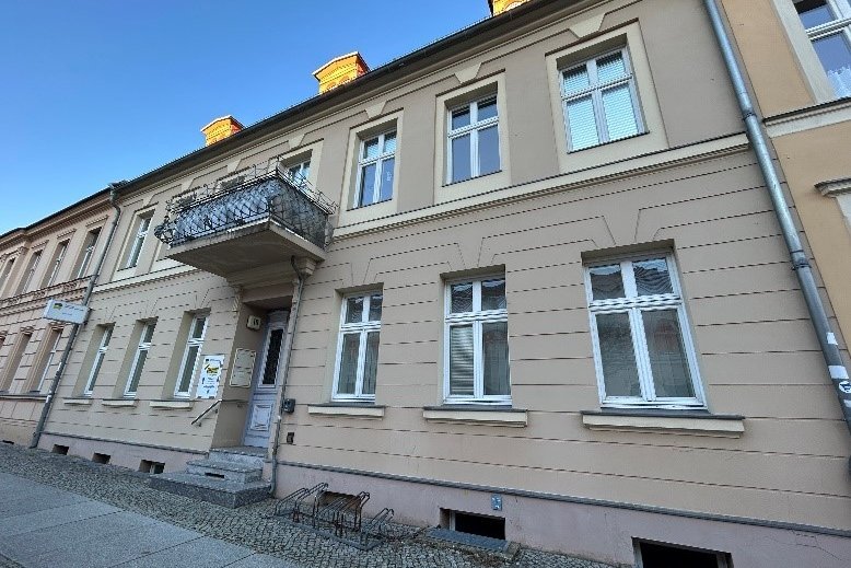 Außenansicht des Wohngebäudes in der Virchowstraße 10
