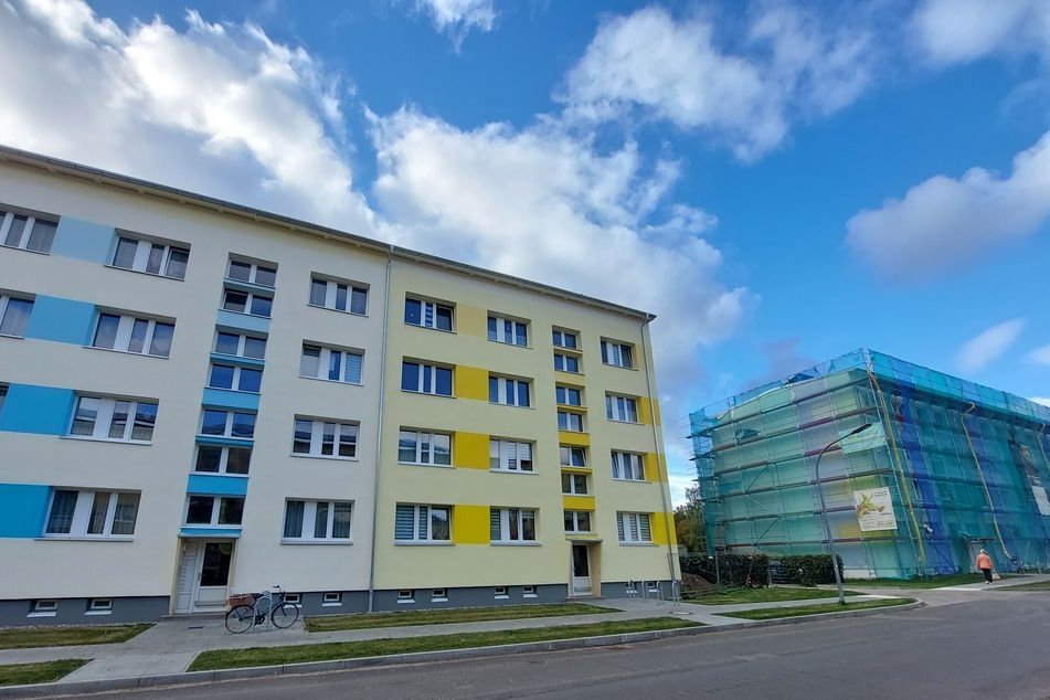 Der Wohnblock der Thomas-Mann-Straße 33