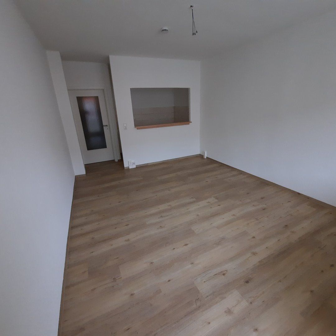 Ansicht eines Zimmers mit Küche