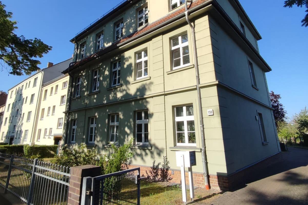 Eine Außenansicht eines Wohnhauses in der Altstadt 