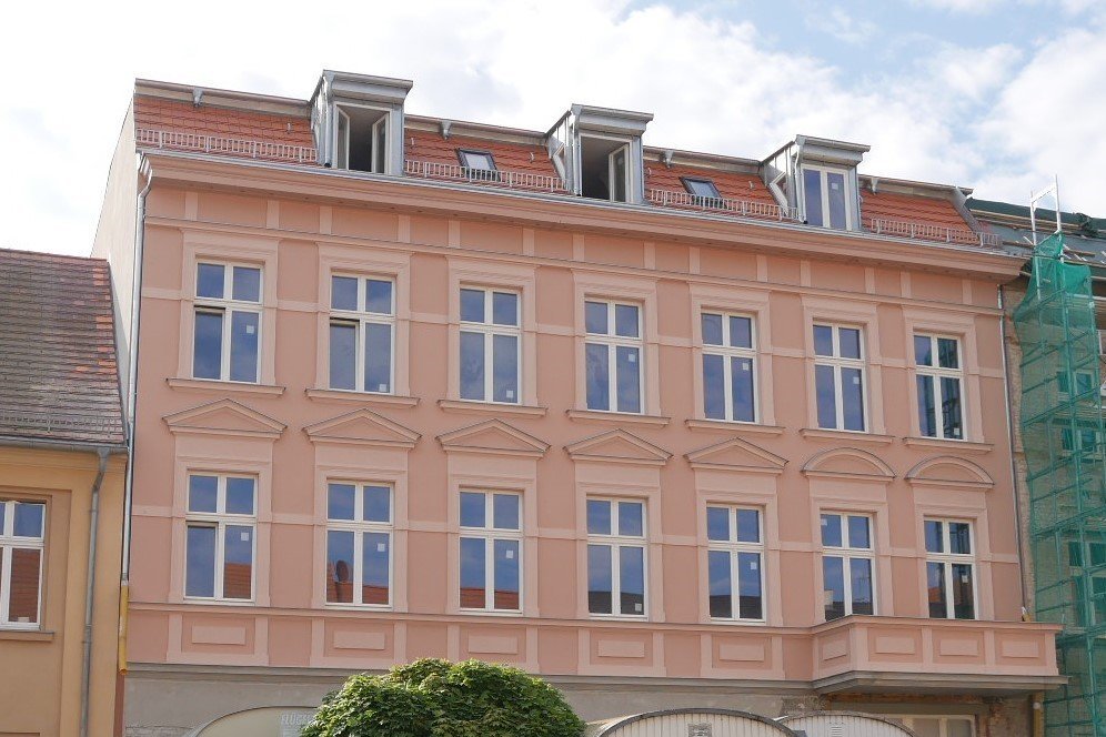 Die Außenansicht des Hauses der Friedrich-Engels-Straße 37 c