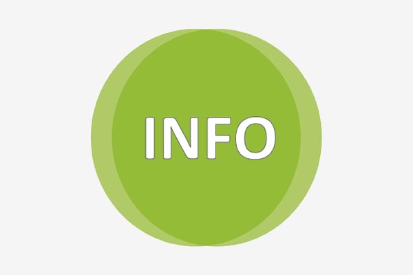 Ein symbolisches Bild "Info"