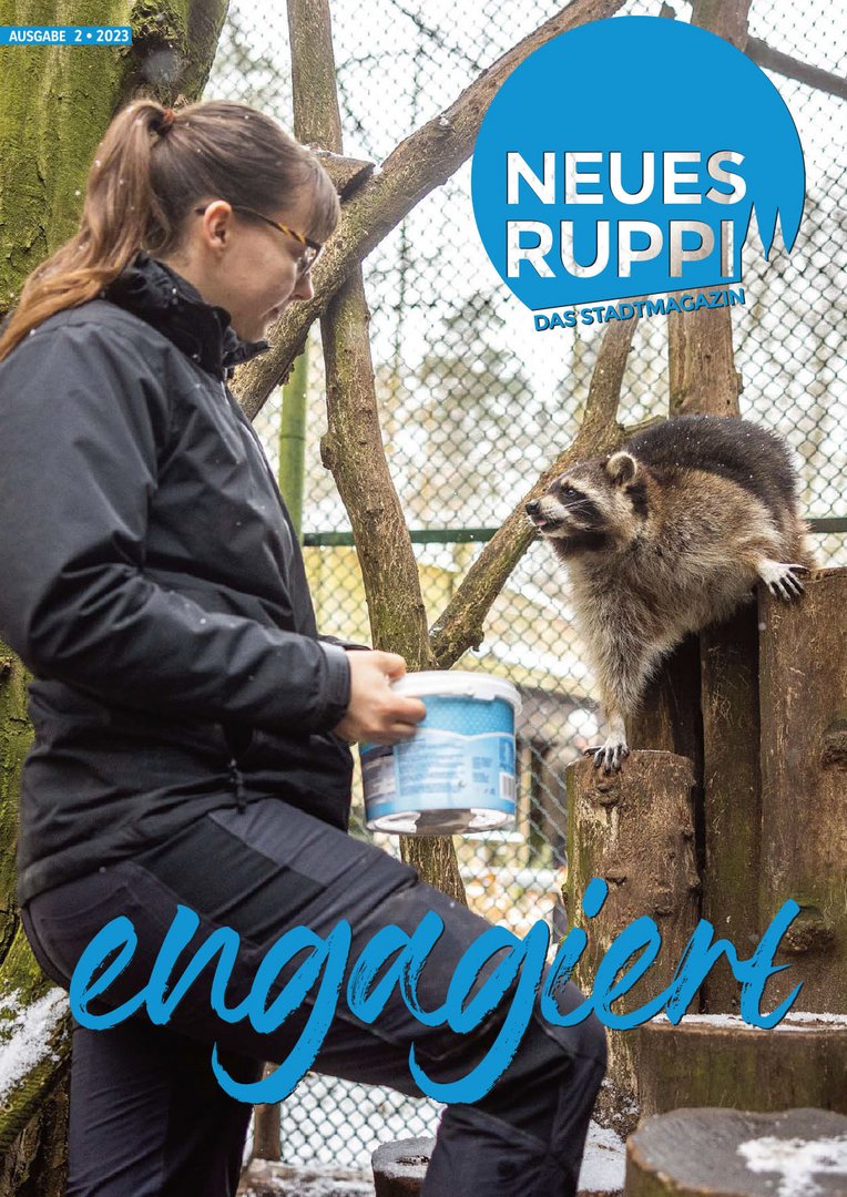 Das Bild zeigt das Cover der Mieterzeitung "Neues Ruppin" - Ausgabe 02-2023