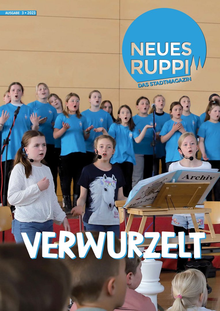 Das Bild zeigt das Cover der Mieterzeitung "Neues Ruppin" - Ausgabe 03-2023