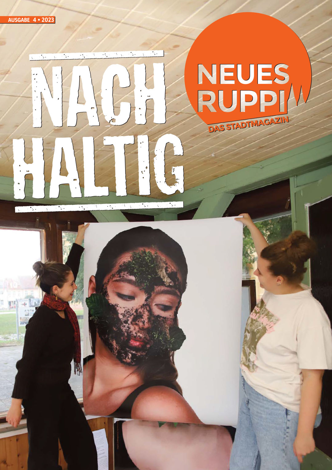 Das Bild zeigt das Cover der Mieterzeitung "Neues Ruppin" - Ausgabe 04-2023