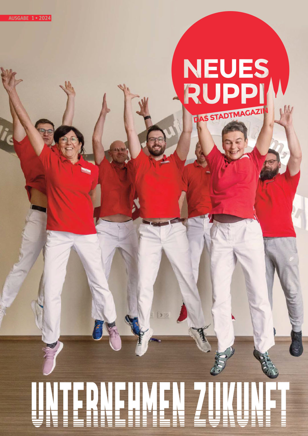 Das Bild zeigt das Cover der Mieterzeitung "Neues Ruppin" - Ausgabe 01-2024