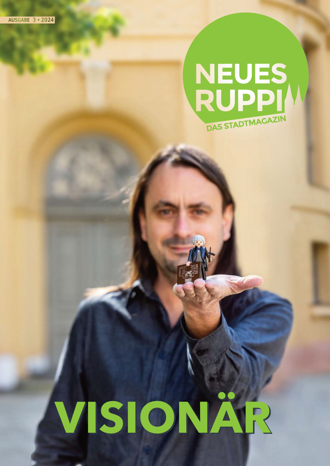 Das Bild zeigt das Cover der Mieterzeitung "Neues Ruppin" - Ausgabe 03-2024