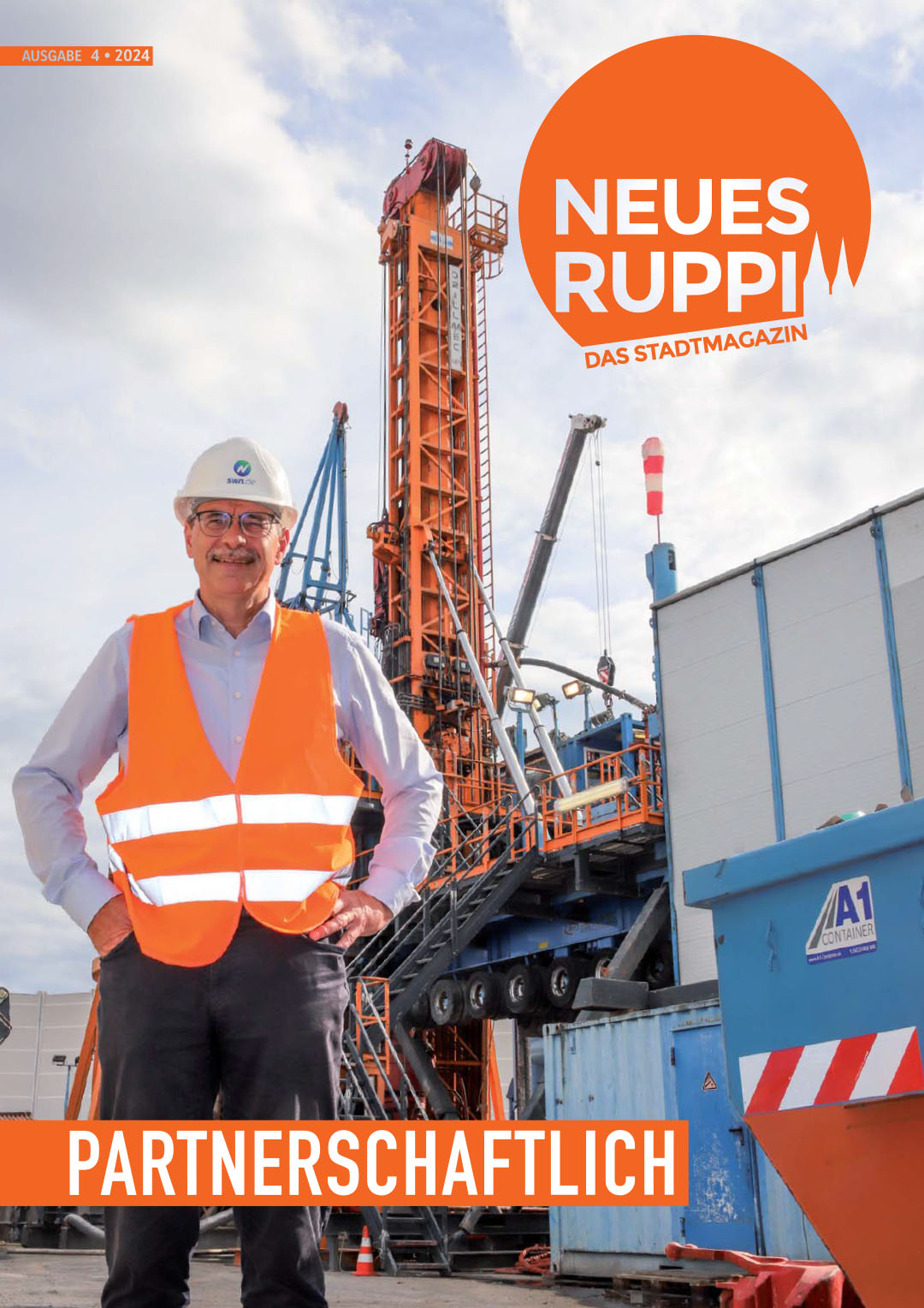 Das Bild zeigt das Cover der Mieterzeitung "Neues Ruppin" - Ausgabe 04-2024
