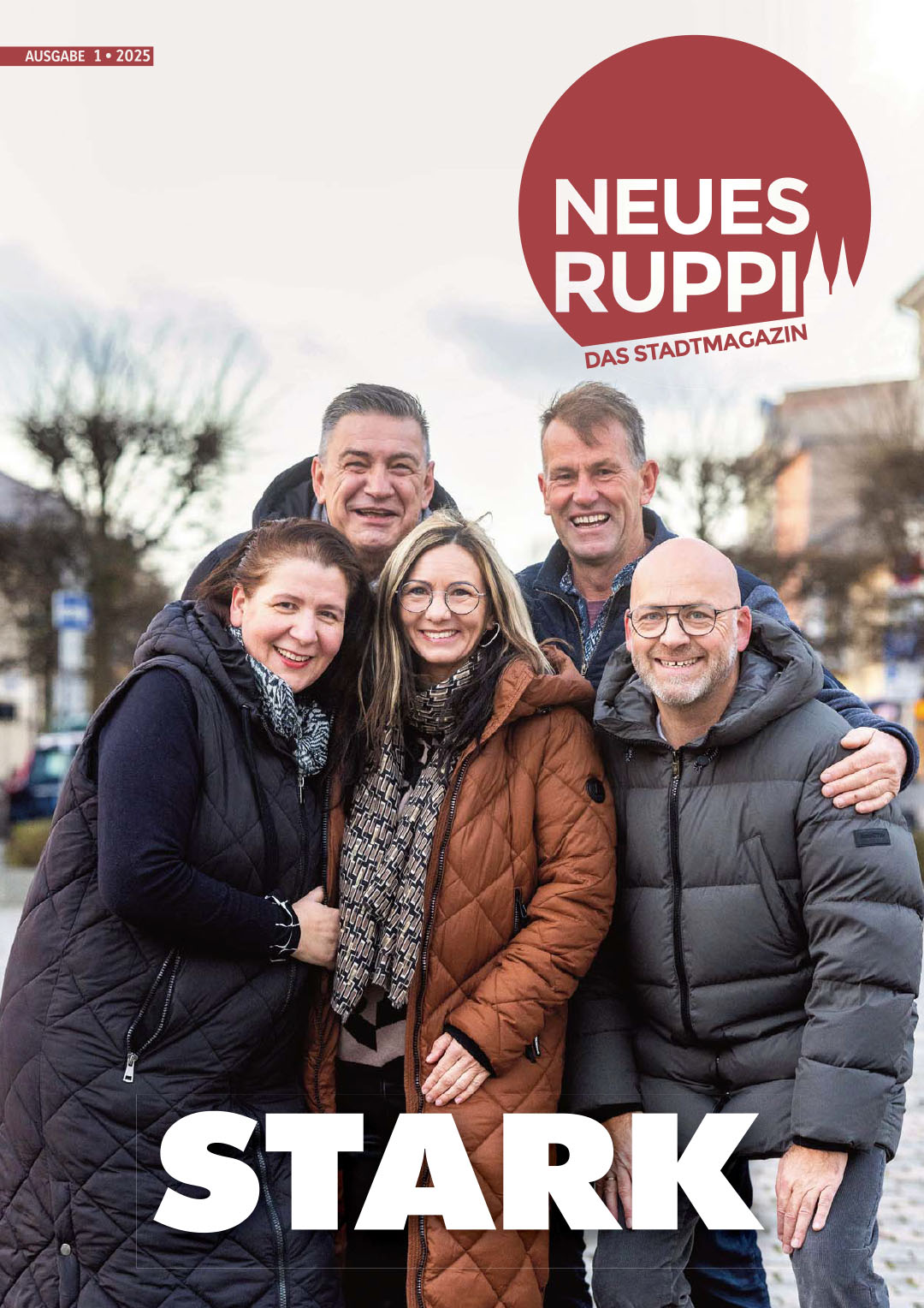 Das Bild zeigt das Cover der Mieterzeitung "Neues Ruppin" - Ausgabe 01-2025