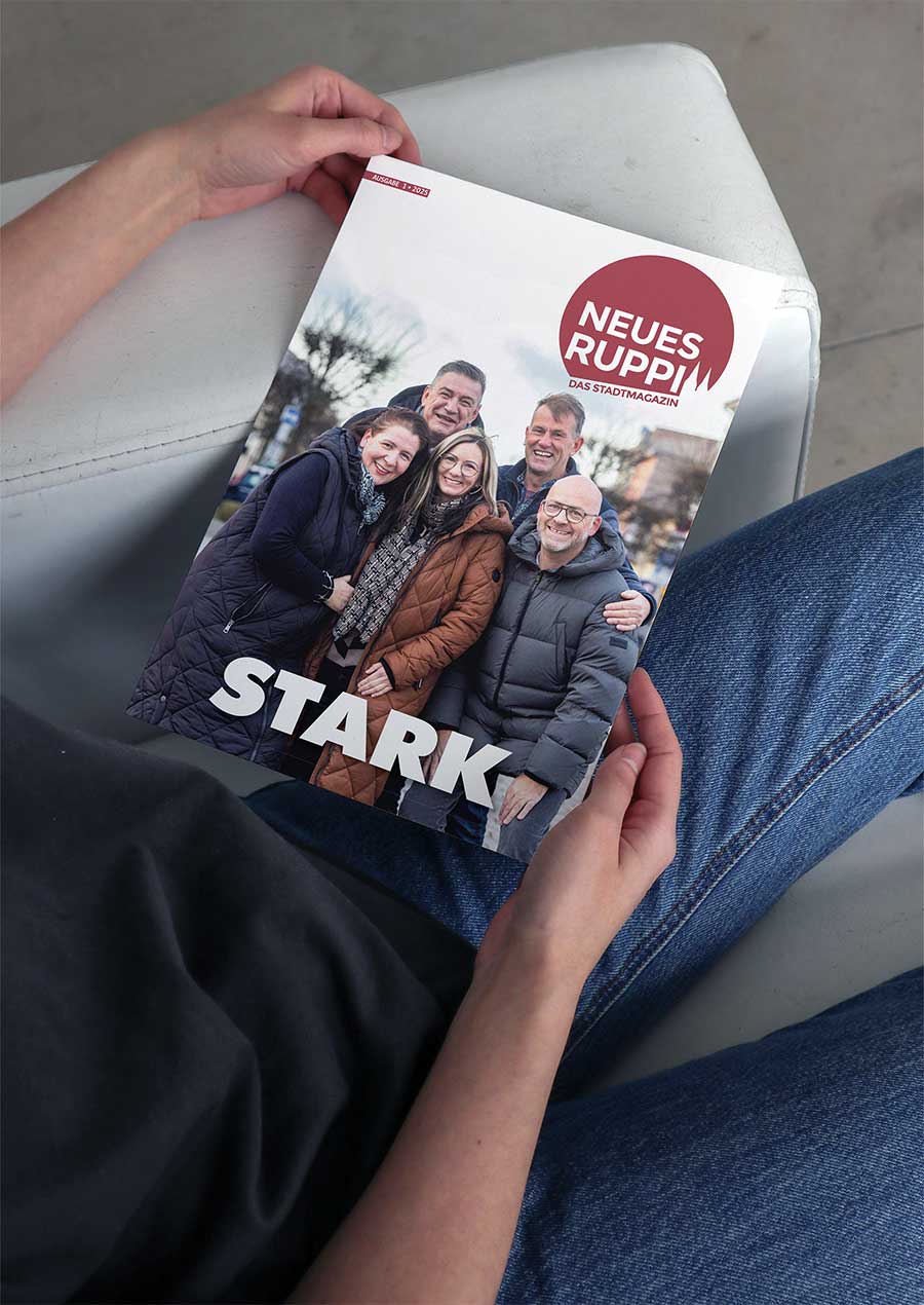 Das Cover des Stadtmagazins "Neues Ruppin"