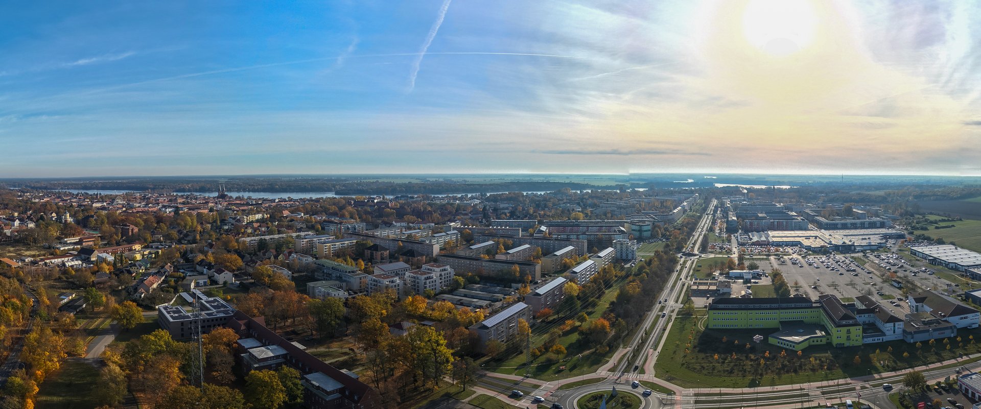 Bild zeigt das Neubaugebiet von Neuruppin
