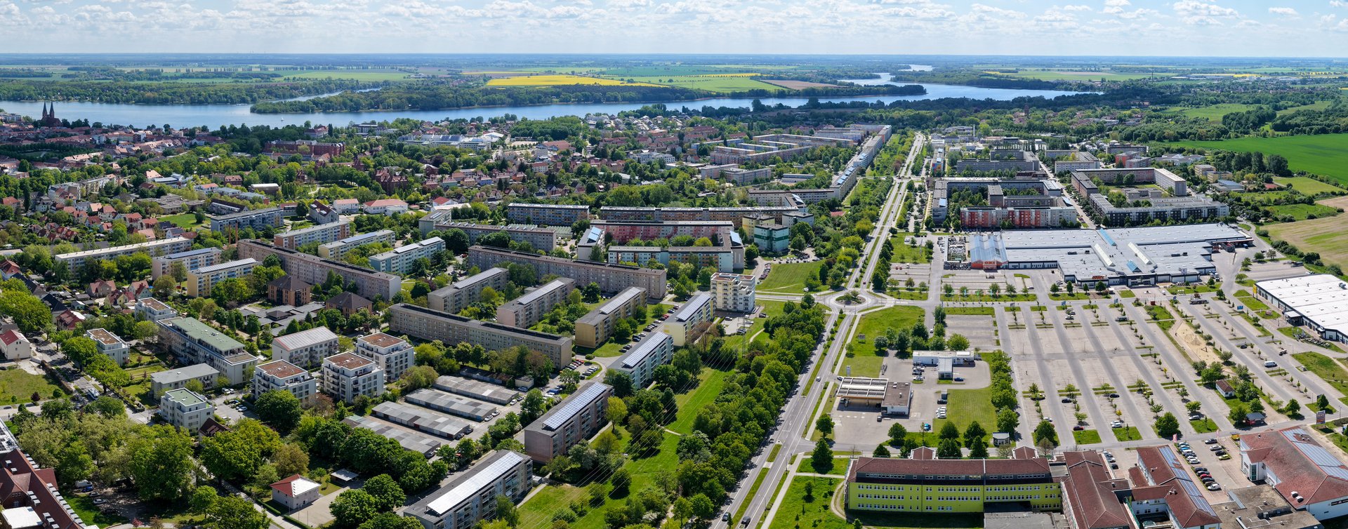 Bild zeigt das Neubaugebiet von Neuruppin